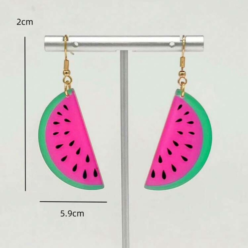 🍉 Watermelon Earrings 🍉 - Picture 2 of 4